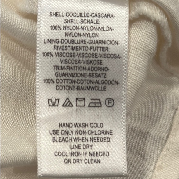 Free People Troy Ivory Embroidered Lacey Mesh Mini Slip Dress Size XS - Picture 8 of 15